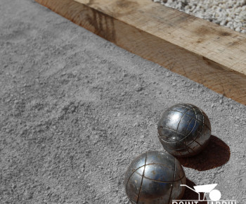 Kit Terrain de Pétanque, Facile à Monter, Terrain de Pétanque en Kit