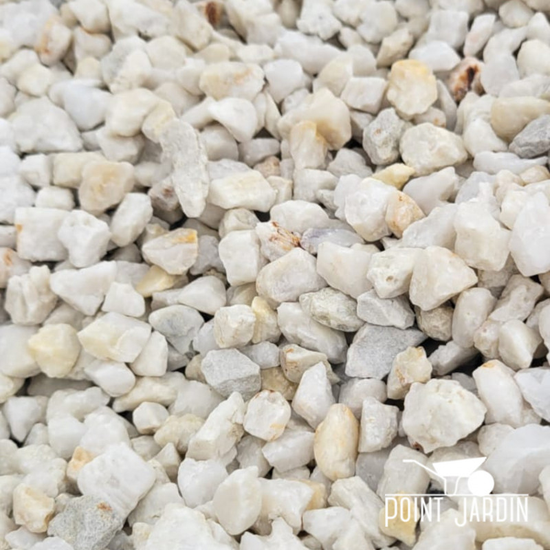 Gravier Quartz Blanc 8/12 pour allée piétonne dans le 28,78,27,76 Gravier Quartz Blanc 8/12 pour allée piétonne dans le 28,78,27,76