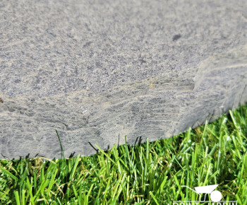 Pas Japonais Rond Noir en Basalt, Pierre Naturelle pour Allées