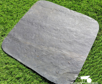Palis en Ardoise Naturelle Carré Bord Rond – Bordure, Soutènement Léger & Cheminement – 50cm