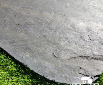 Palis d'Ardoise naturelle d'Espagne 50cm forme Carré avec Bords Ronds