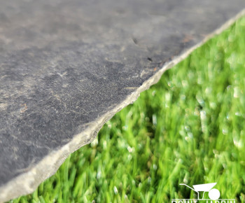 Palis d'Ardoise naturelle d'Espagne 50cm forme Carré avec Bords Ronds