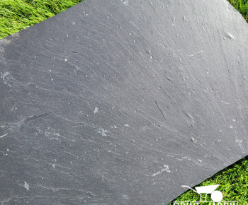 Pas Japonais Noir en Ardoise Naturel d'Espagne de Formes Irrégulières