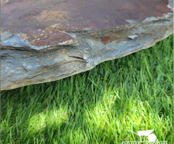 Pas Japonais en Ardoise Naturelle aspect Corten 30/40 ou 50/70 cm