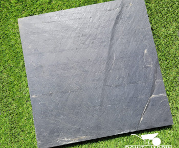 Palis en Ardoise Naturelle Carré – Bordure, Soutènement Léger & Cheminement – 50x50x3cm ou 40x40x3cm