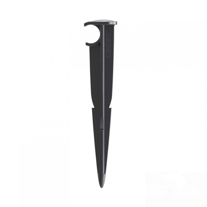 Pic pour tuyau d'arrosage 13-16mm, marque Claber, piquet de fixation pour tuyau d'eau Pic pour tuyau d'arrosage 13-16mm, marque Claber, piquet de fixation pour tuyau d'eau