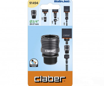 Raccord Automatique Fil, adaptateur Quick-Click – Pour accessoires filetés 20-27 mm