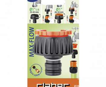 Nez de robinet Grand Débit 33-42 / 26-34 mm - Claber