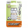 Raccord Automatique Ø12,5-15 mm en Laiton Chromé -  Claber