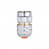 Raccord Automatique Ø12,5-15 mm en Laiton Chromé -  Claber