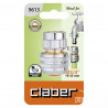 Raccord automatique Ø 19 mm Claber avec système Quick-Click