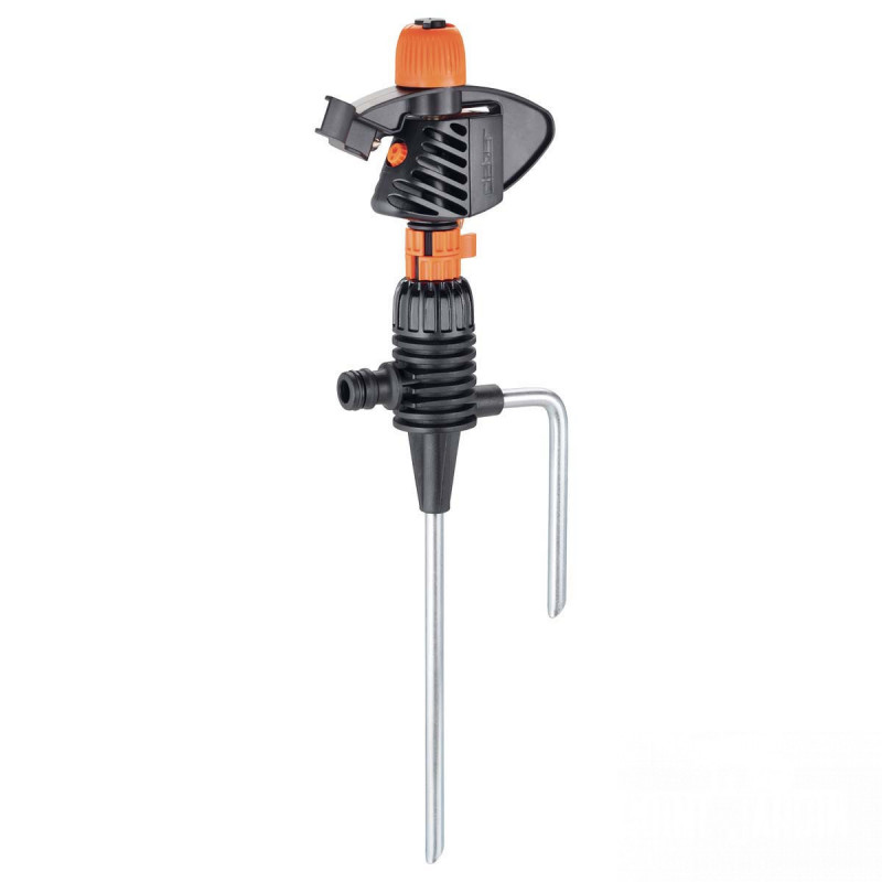 Tête d’Arrosage à Impact sur Piquet double pour Arrosage de 0° à 360° Claber Tête d’Arrosage à Impact sur Piquet double pour Arrosage de 0° à 360° Claber
